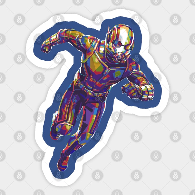 Ant Man in Action Sticker by Paradox Studio